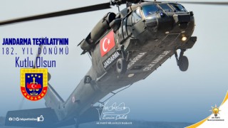 Başkan Çelik’den Jandarma Teşkilatı’nın 182’inci kuruluş yıldönümü mesajı