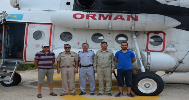 Yangın söndürme helikopteri ‘RAIN 10’ Milas’tan ayrıldı…
