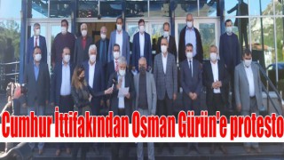 Cumhur İttifakından Gürün'e protesto