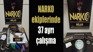 NARKO ekiplerinde 37 ayrı çalışma